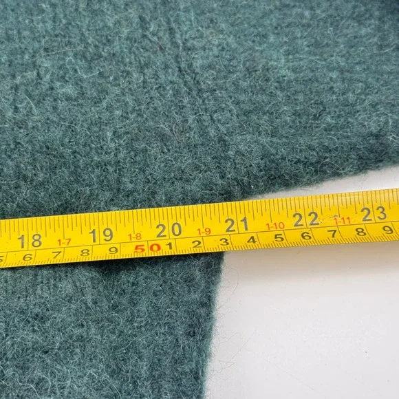 & Other Stories Alpaca Blend Boxy Cardigan Green Oversized Pocket Sweater XS - Picture 8 of 8